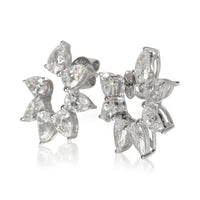 4.1 ctw White Gold Lab-Grown Diamond Earrings