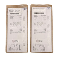 6.16 ctw White Gold Lab-Grown Diamond Earrings