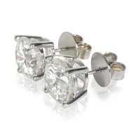 6.16 ctw White Gold Lab-Grown Diamond Earrings