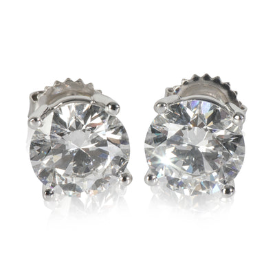 4.1 ctw White Gold Lab-Grown Diamond Earrings