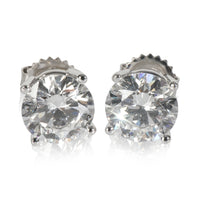4.1 ctw White Gold Lab-Grown Diamond Earrings
