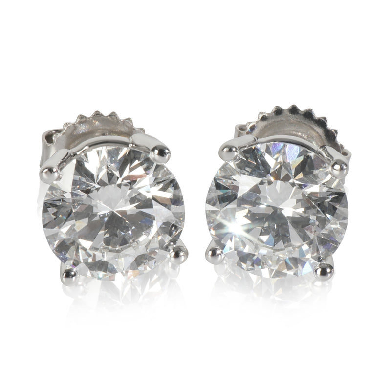 4.1 ctw White Gold Lab-Grown Diamond Earrings