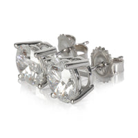 4.1 ctw White Gold Lab-Grown Diamond Earrings