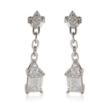 2.17 ctw White Gold Lab-Grown Diamond Earrings