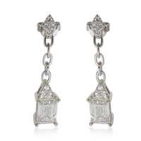2.17 ctw White Gold Lab-Grown Diamond Earrings