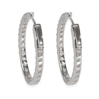 3.06 ctw White Gold Lab-Grown Diamond Earrings