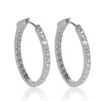 3.06 ctw White Gold Lab-Grown Diamond Earrings