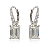 3.24 ctw White Gold Lab-Grown Diamond Earrings