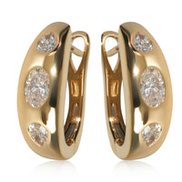 1.17 ctw Yellow Gold Lab-Grown Diamond Earrings