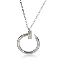 White Gold Diamond Juste Un Clou Necklace