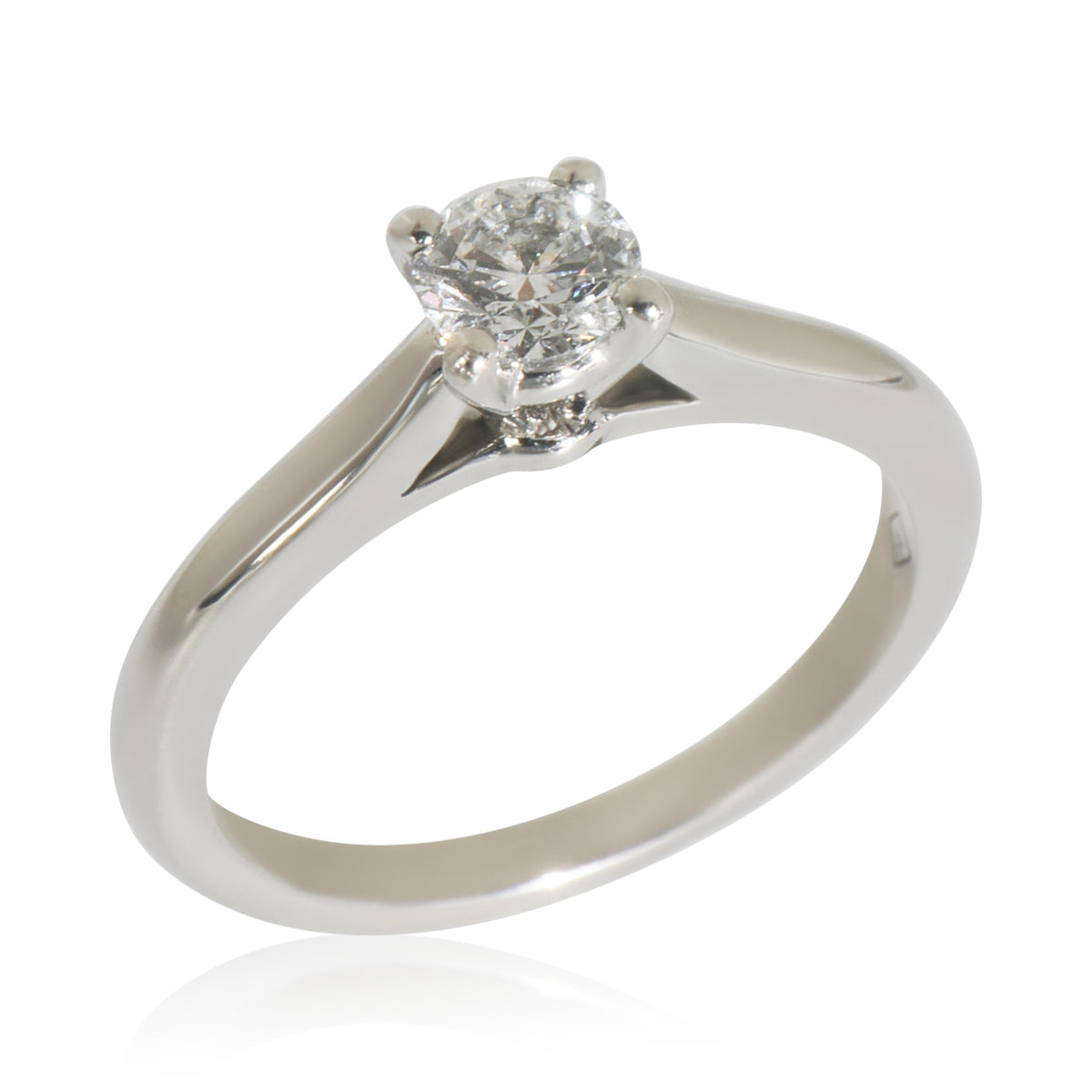 0.33 ct Round Brilliant Diamond 1895 Engagement Ring