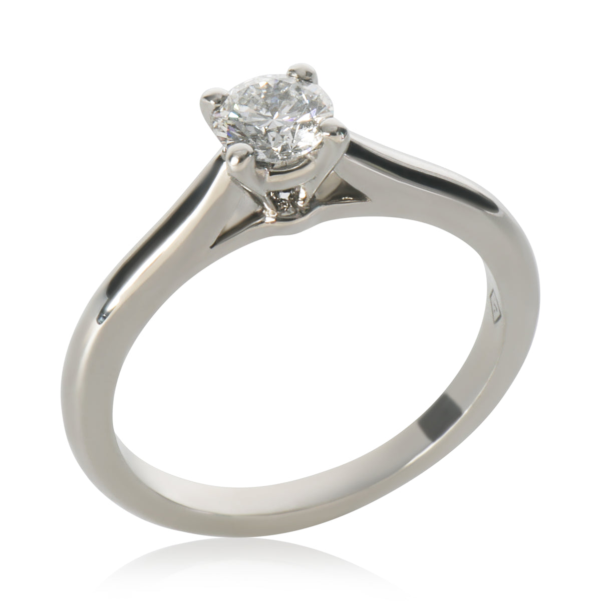 0.33 ct Round Brilliant Diamond 1895 Engagement Ring