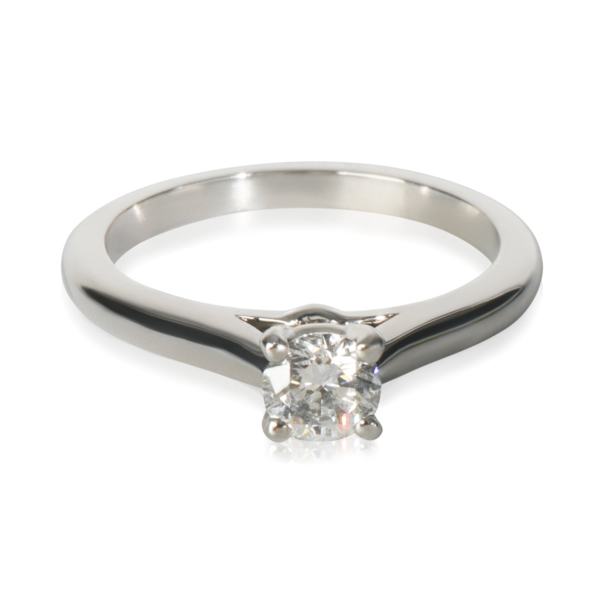0.33 ct Round Brilliant Diamond 1895 Engagement Ring