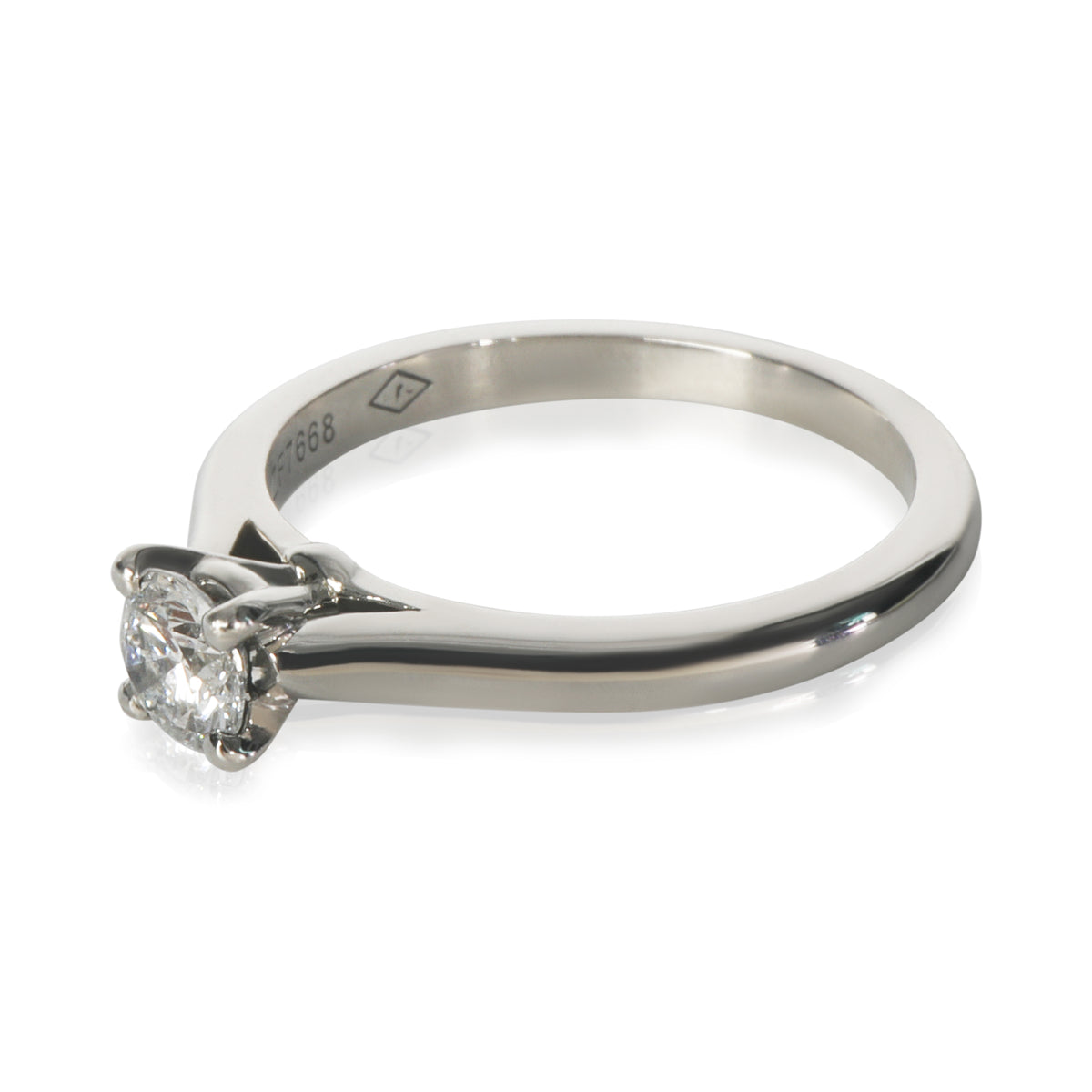 0.33 ct Round Brilliant Diamond 1895 Engagement Ring