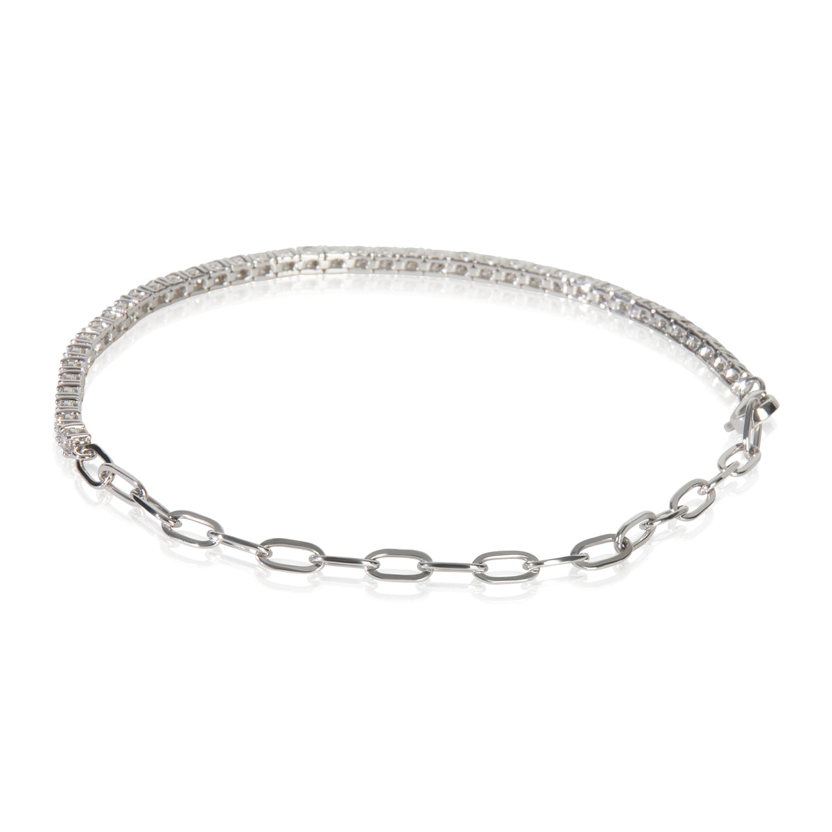 White Gold Diamond Bracelet