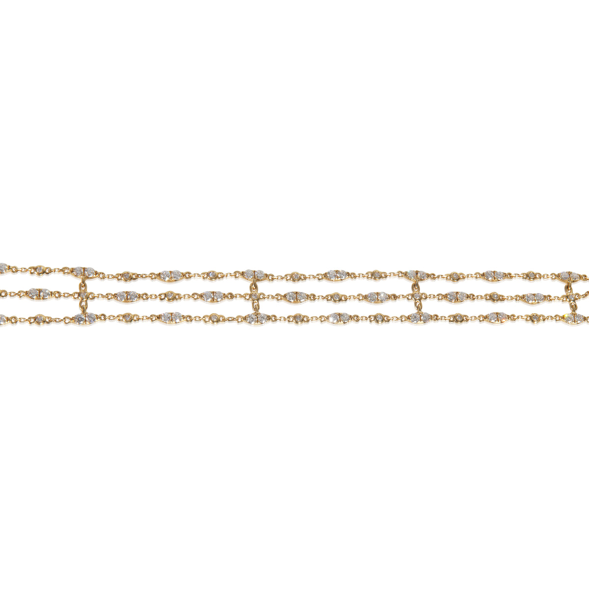 Yellow Gold Diamond Bracelet