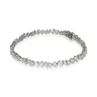 White Gold Diamond Mixed Shape Bracelet