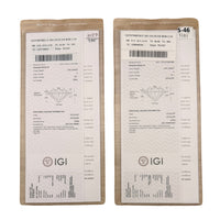 4.08 ctw White Gold Lab-Grown Diamond Earrings