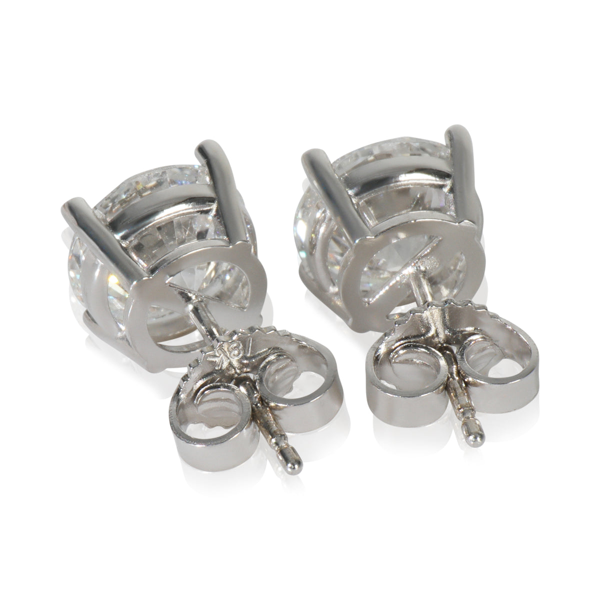 3.04 ctw White Gold Lab-Grown Diamond Earrings