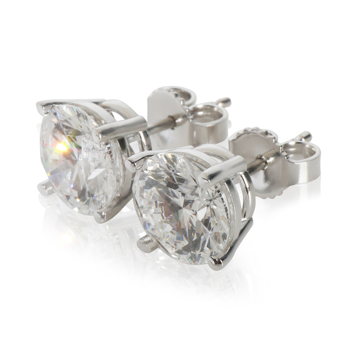 3.04 ctw White Gold Lab-Grown Diamond Earrings