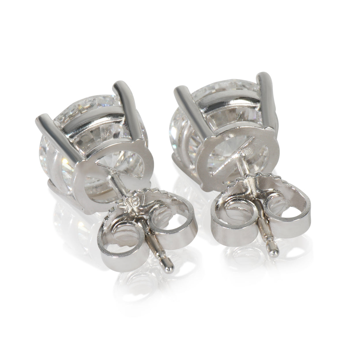 3.01 ctw White Gold Lab-Grown Diamond Earrings
