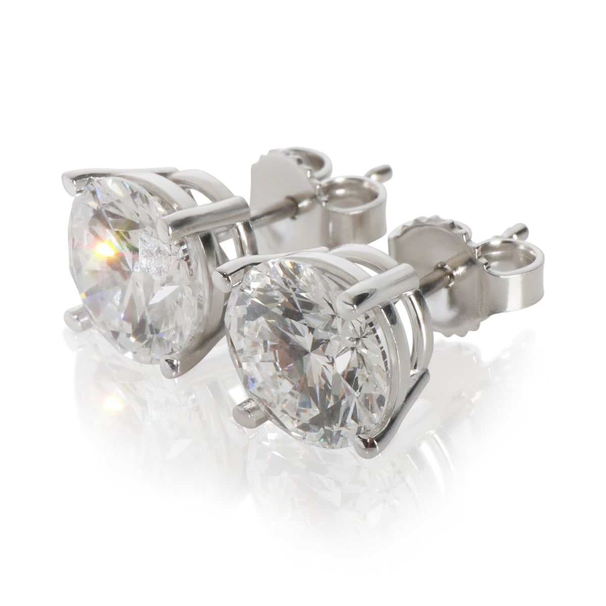 3.01 ctw White Gold Lab-Grown Diamond Earrings