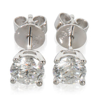 1.07 ctw White Gold Lab-Grown Diamond Earrings