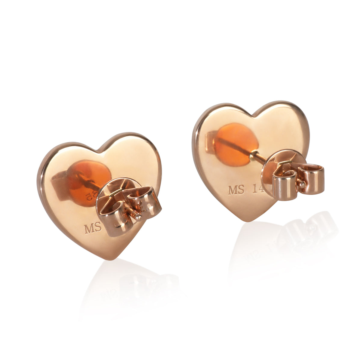 Rose Gold Diamond & Rainbow Enamel Earrings