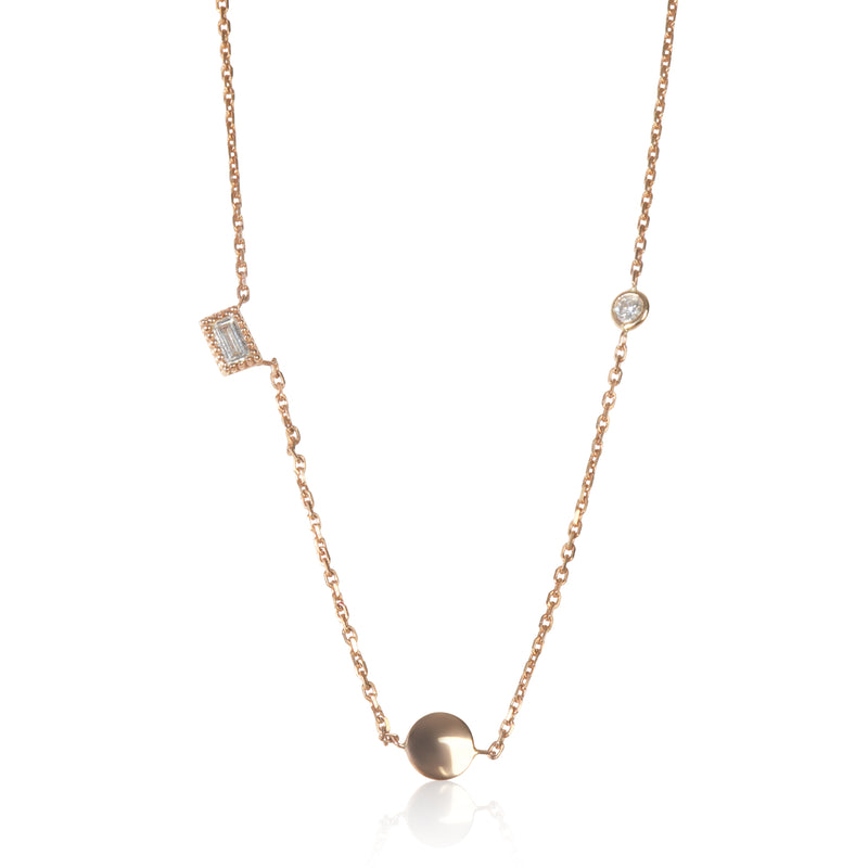 Rose Gold Diamond Pendant