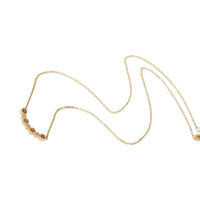 Yellow Gold Citrine and Diamond Pendant