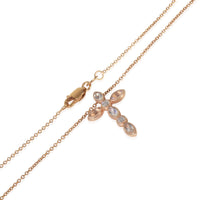 Rose Gold Moonstone and Diamond Pendant