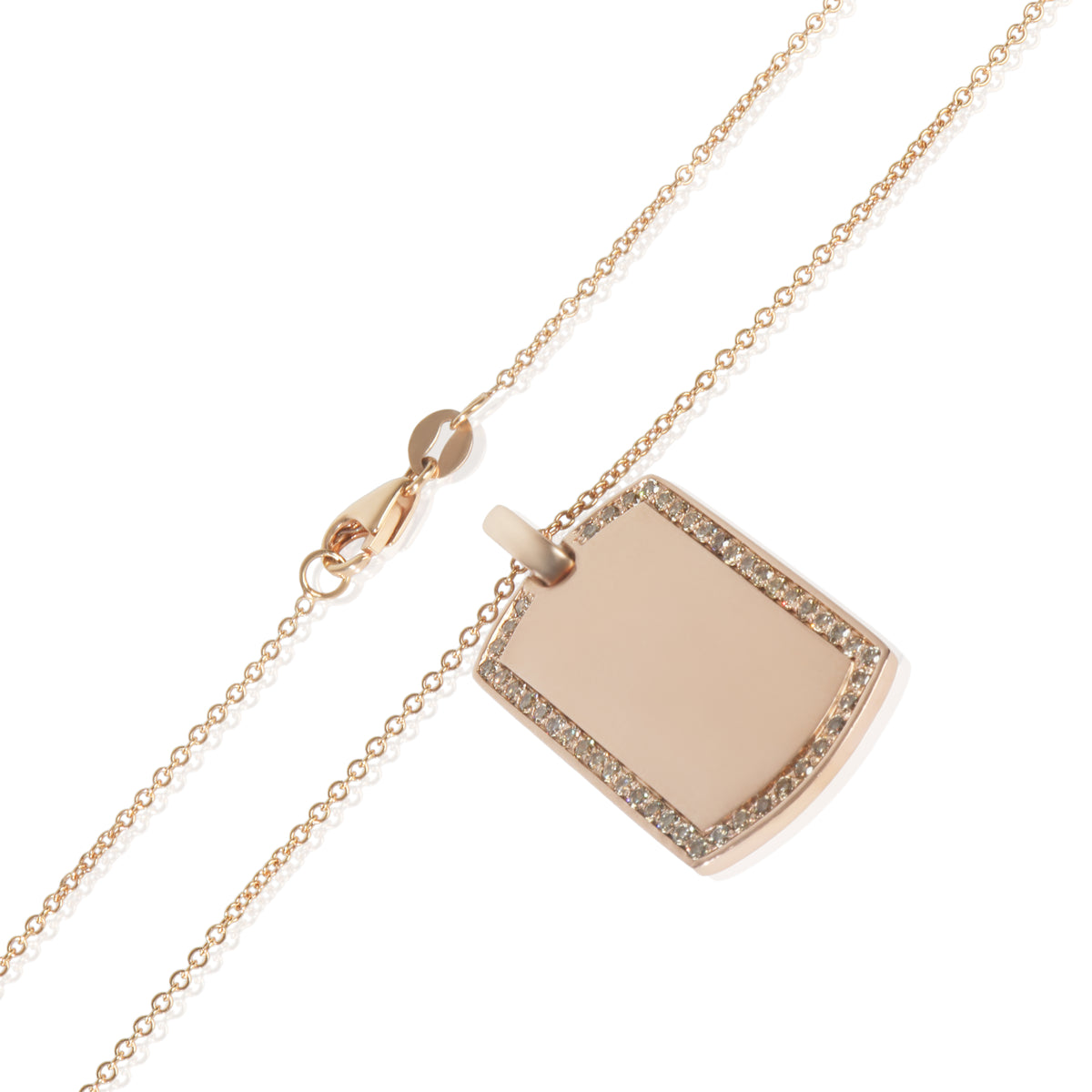 Rose Gold Diamond Pendant