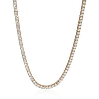 11.28 ctw Yellow Gold Lab-Grown Diamond Necklace