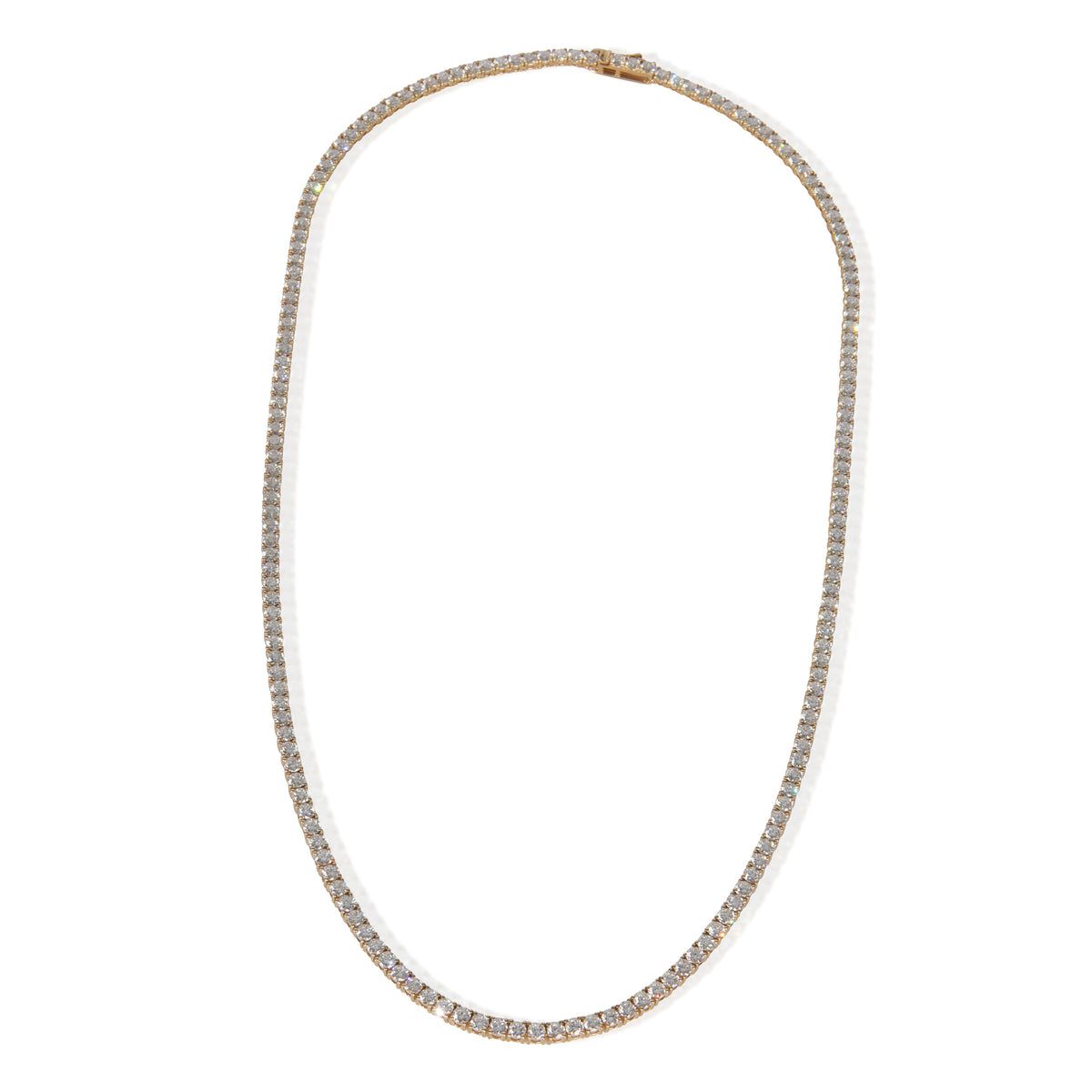 11.28 ctw Yellow Gold Lab-Grown Diamond Necklace