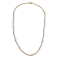 14.24 ctw Yellow Gold Lab-Grown Diamond Necklace
