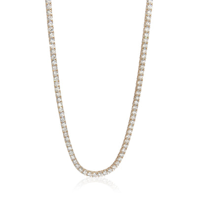 14.15 ctw Yellow Gold Lab-Grown Diamond Necklace