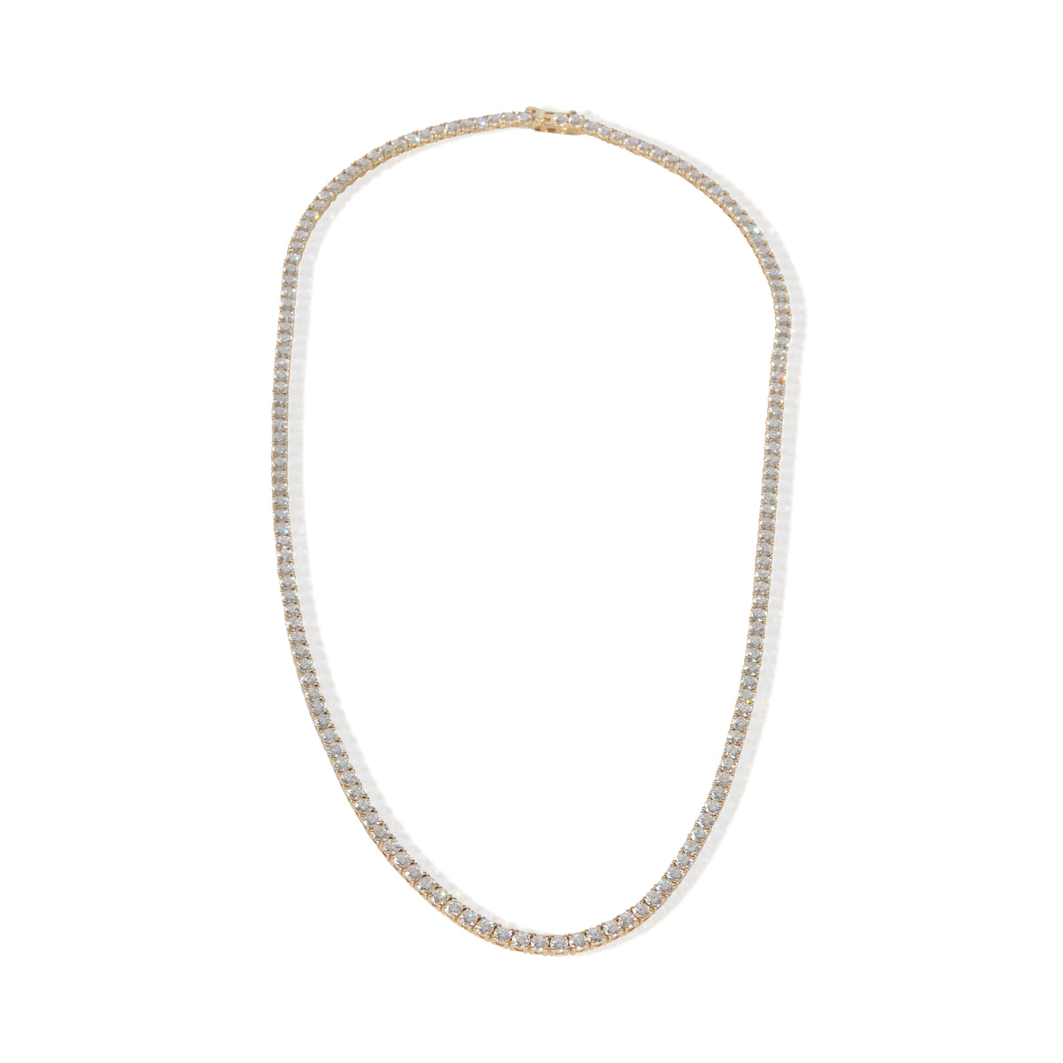 14.15 ctw Yellow Gold Lab-Grown Diamond Necklace