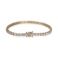 9.49 ctw Yellow Gold Lab-Grown Diamond Bracelet