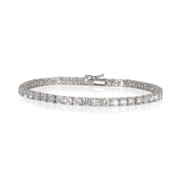 9.5 ctw White Gold Lab-Grown Diamond Bracelet