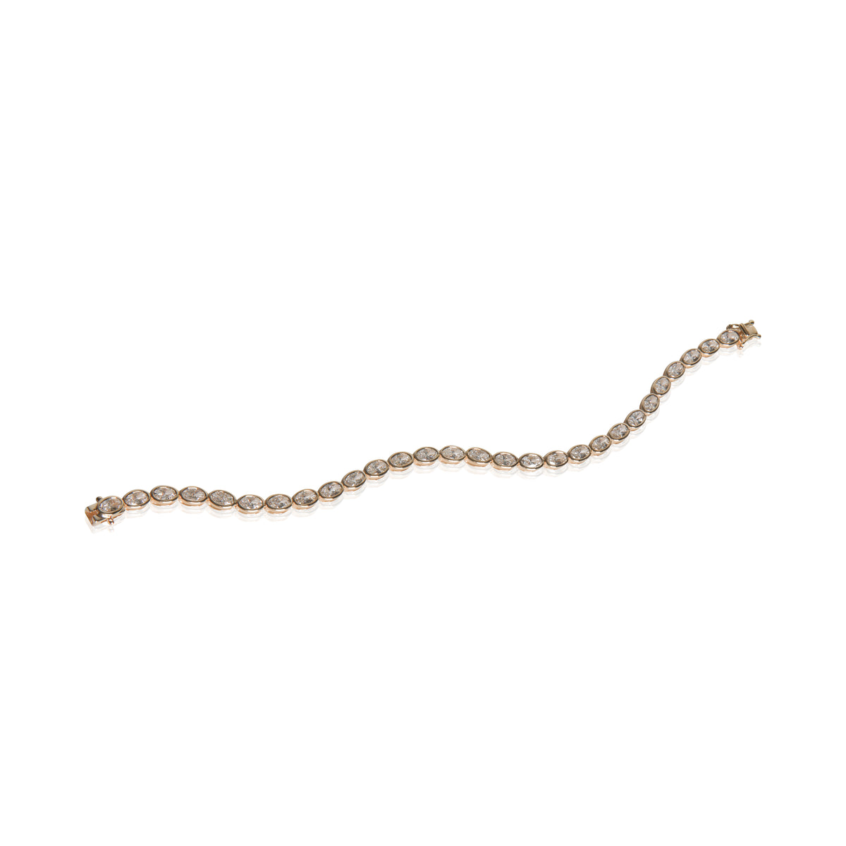 5.08 ctw Yellow Gold Lab-Grown Diamond Bracelet
