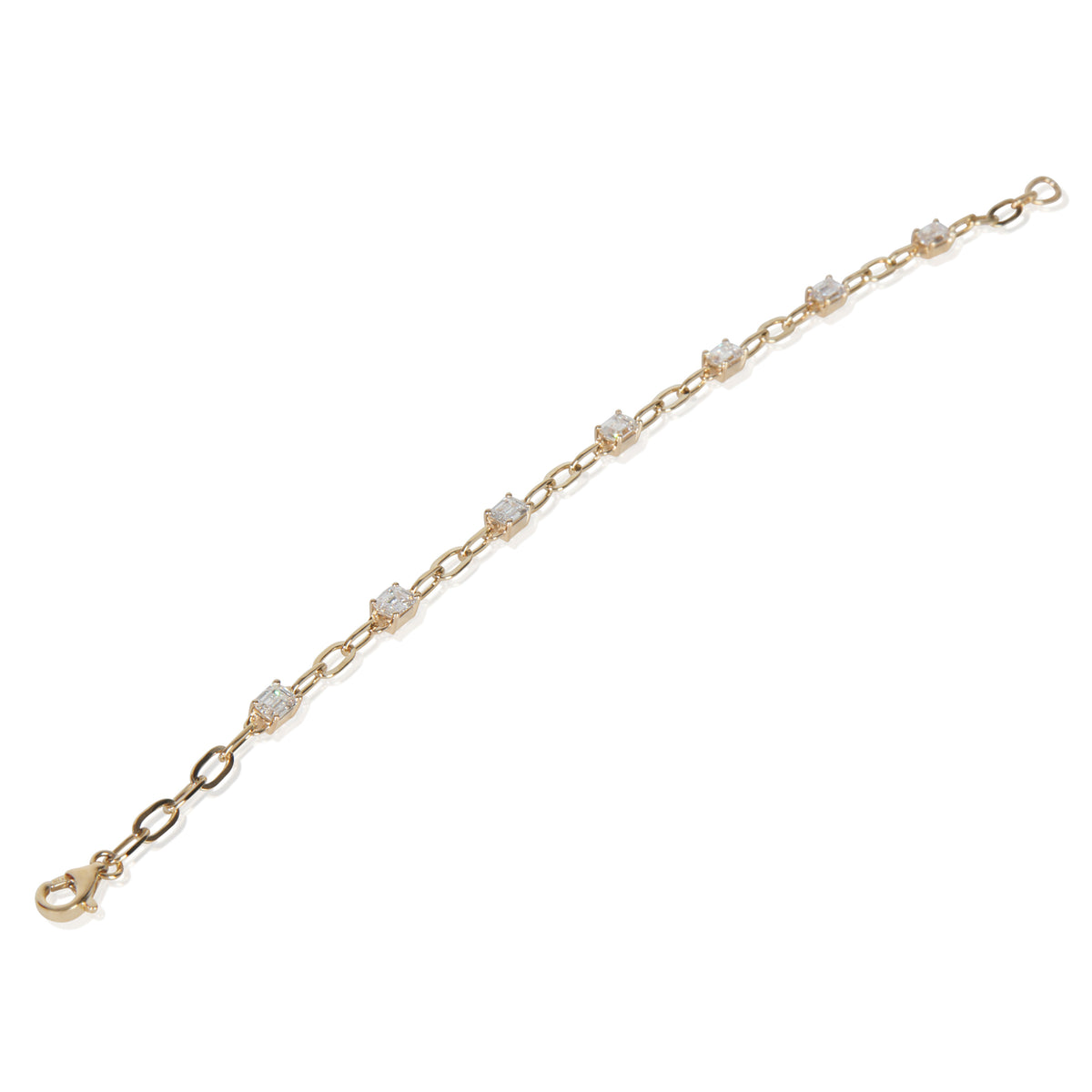 1.68 ctw Yellow Gold Lab-Grown Diamond Bracelet