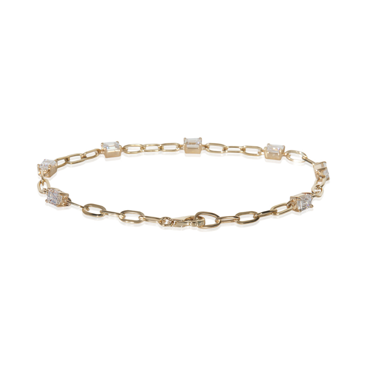 1.68 ctw Yellow Gold Lab-Grown Diamond Bracelet