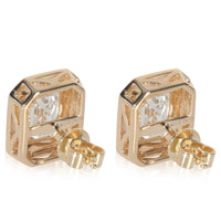 4.16 ctw Yellow Gold Lab-Grown Diamond Earrings