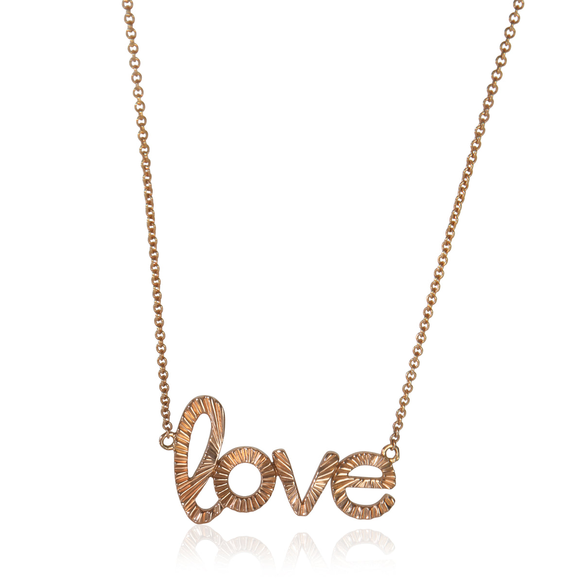 Rose Gold  Love Pendant