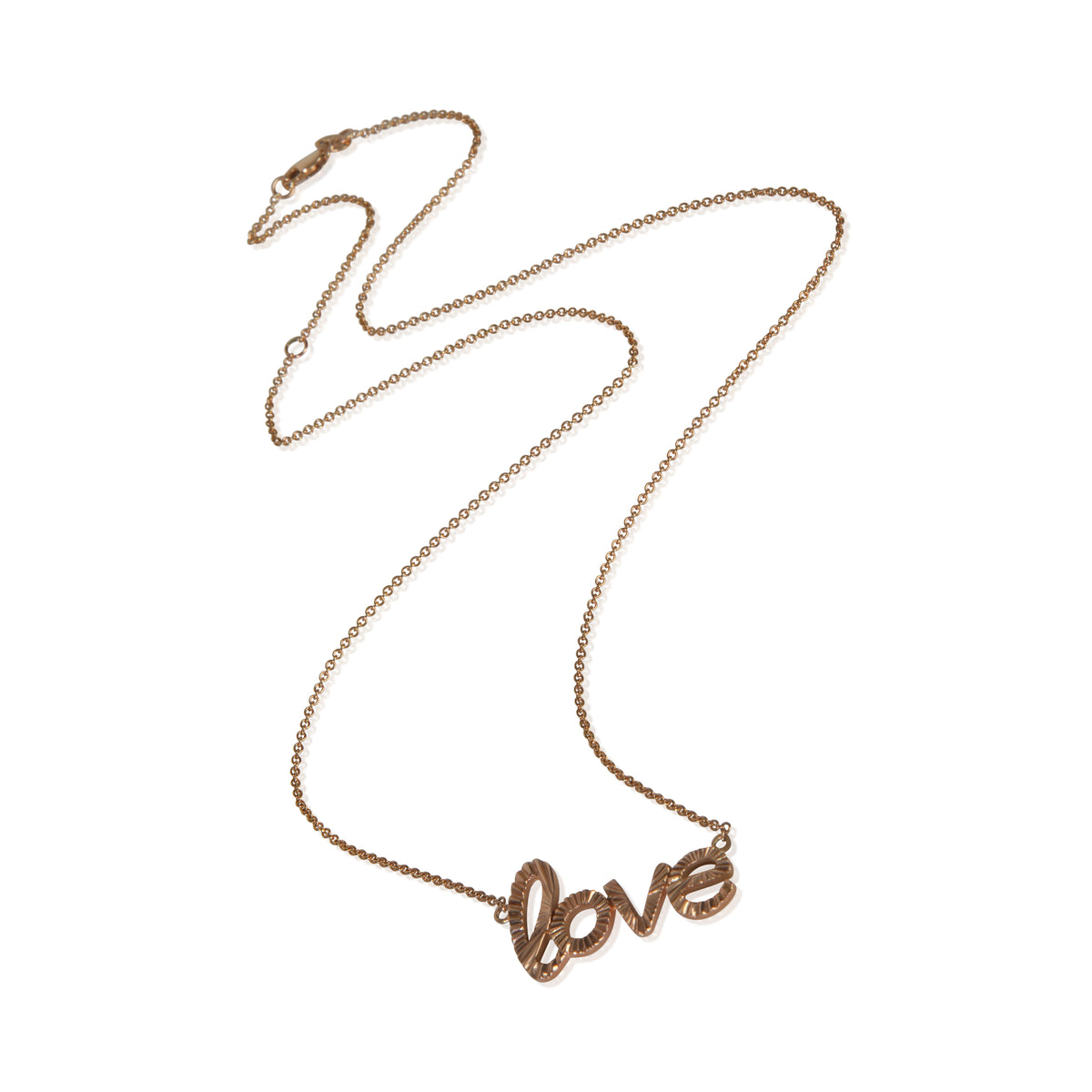 Rose Gold  Love Pendant