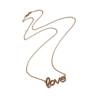 Rose Gold  Love Pendant