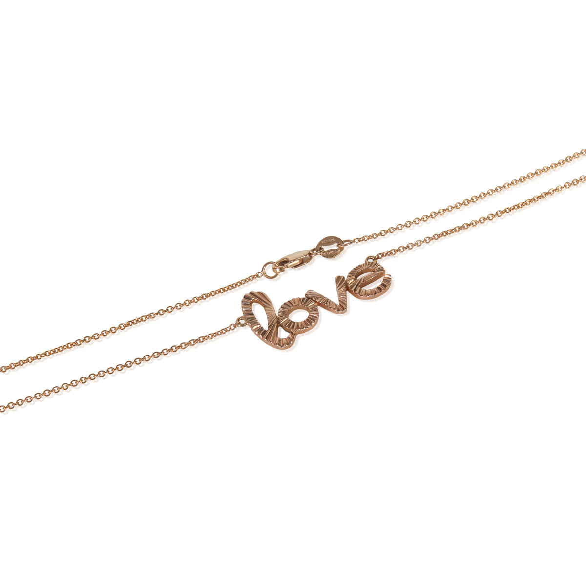 Rose Gold  Love Pendant