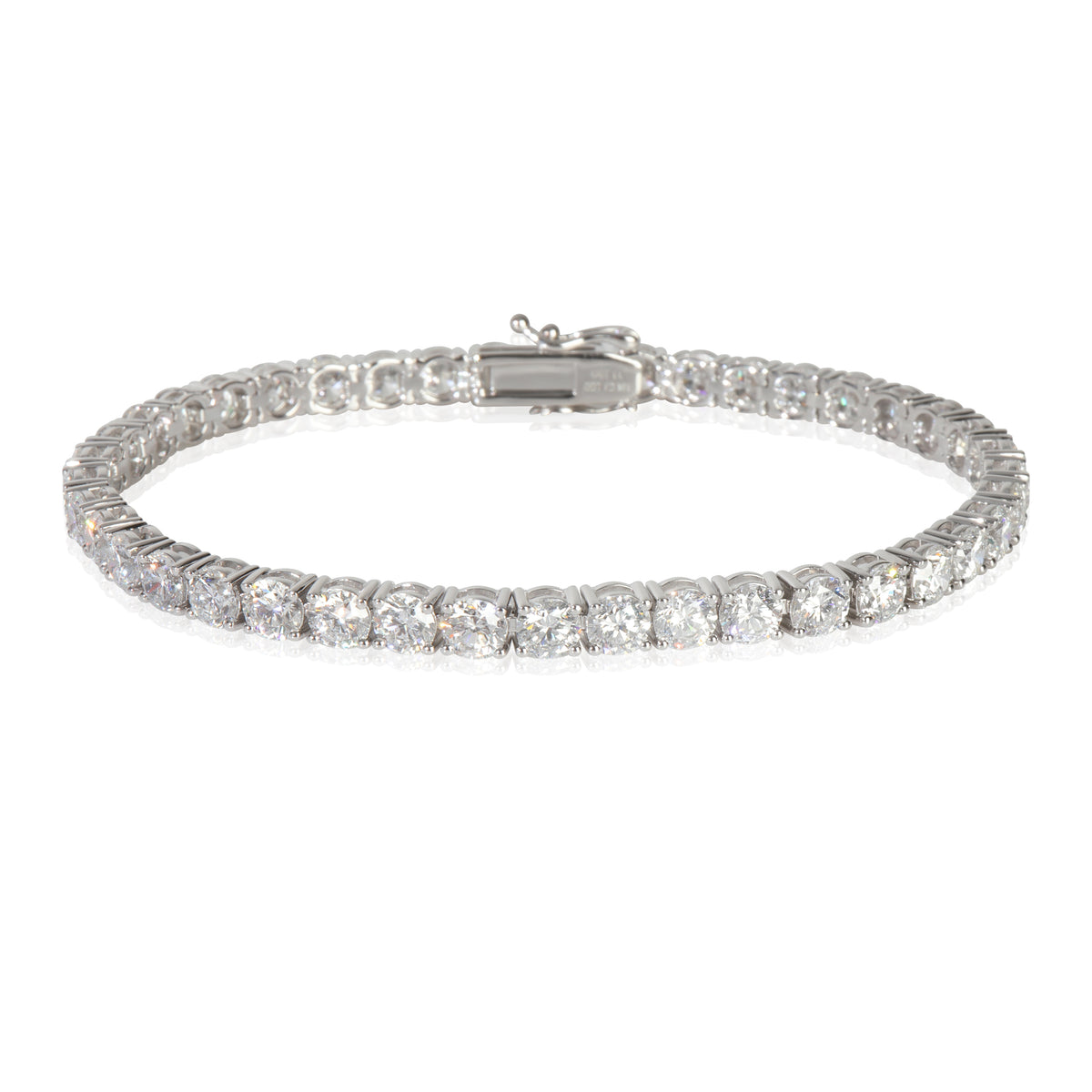 11.55 ctw White Gold Lab-Grown Diamond Bracelet