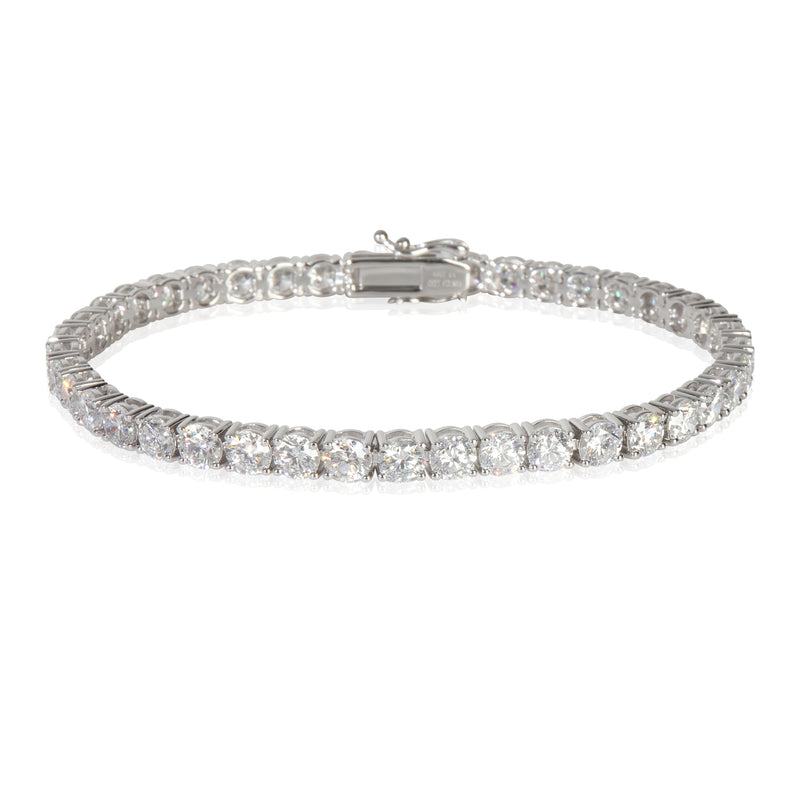 11.55 ctw White Gold Lab-Grown Diamond Bracelet