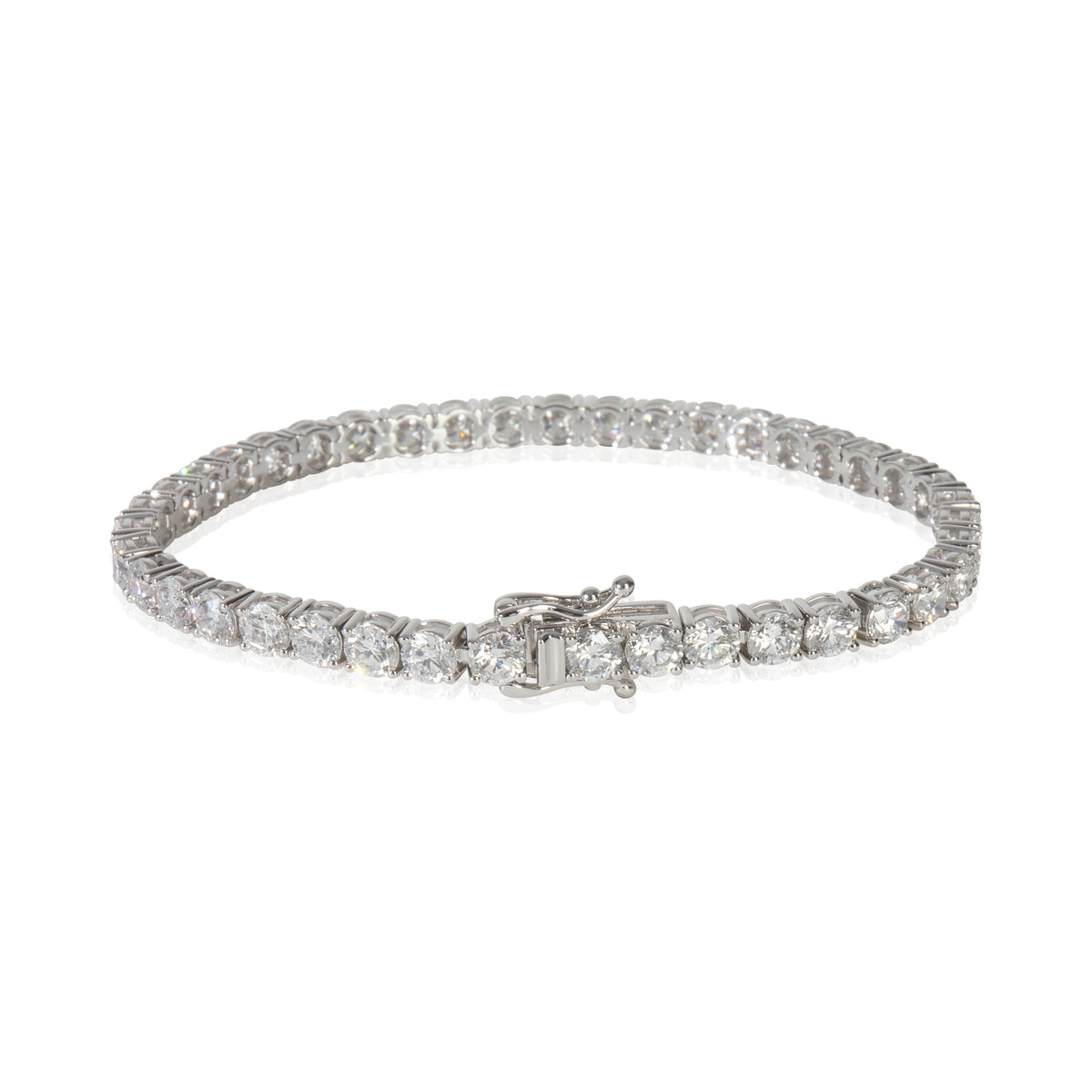 11.55 ctw White Gold Lab-Grown Diamond Bracelet